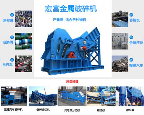 廢舊物資回收都有哪些 可以用金屬破碎機(jī)破碎嗎？