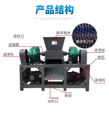 鐵桶粉碎設(shè)備，金屬撕碎機(jī)投資報(bào)價(jià)